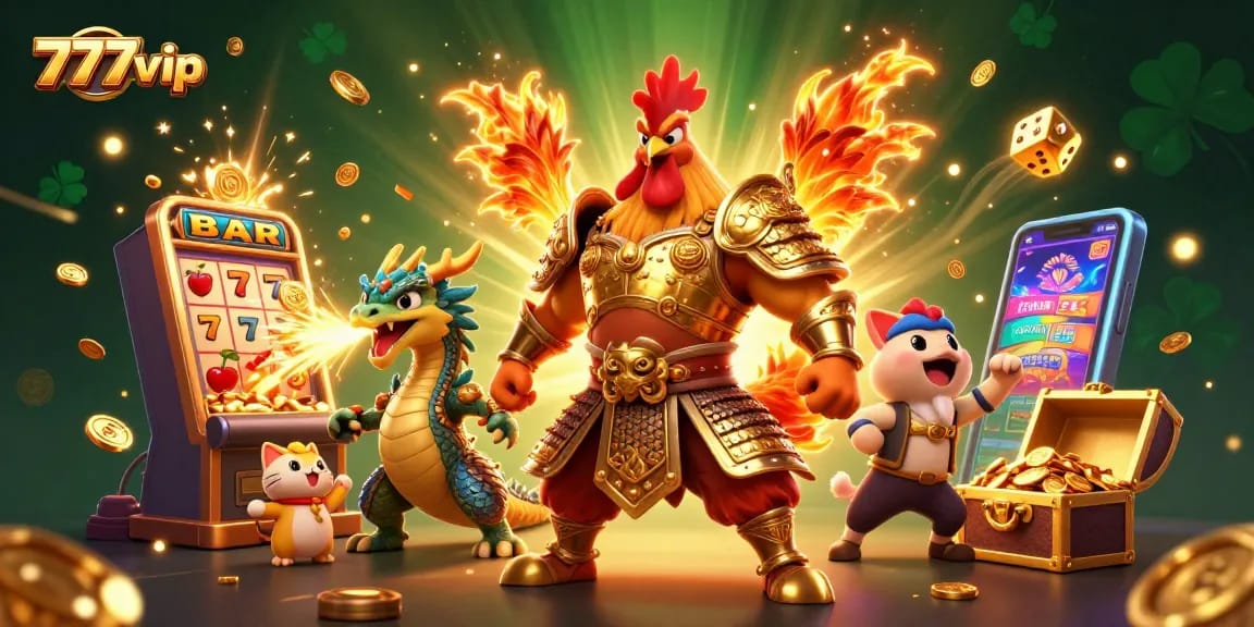 Experience the thrill of winning at 777vip with an exciting jackpot scene featuring heroic characters and vibrant casino elements.