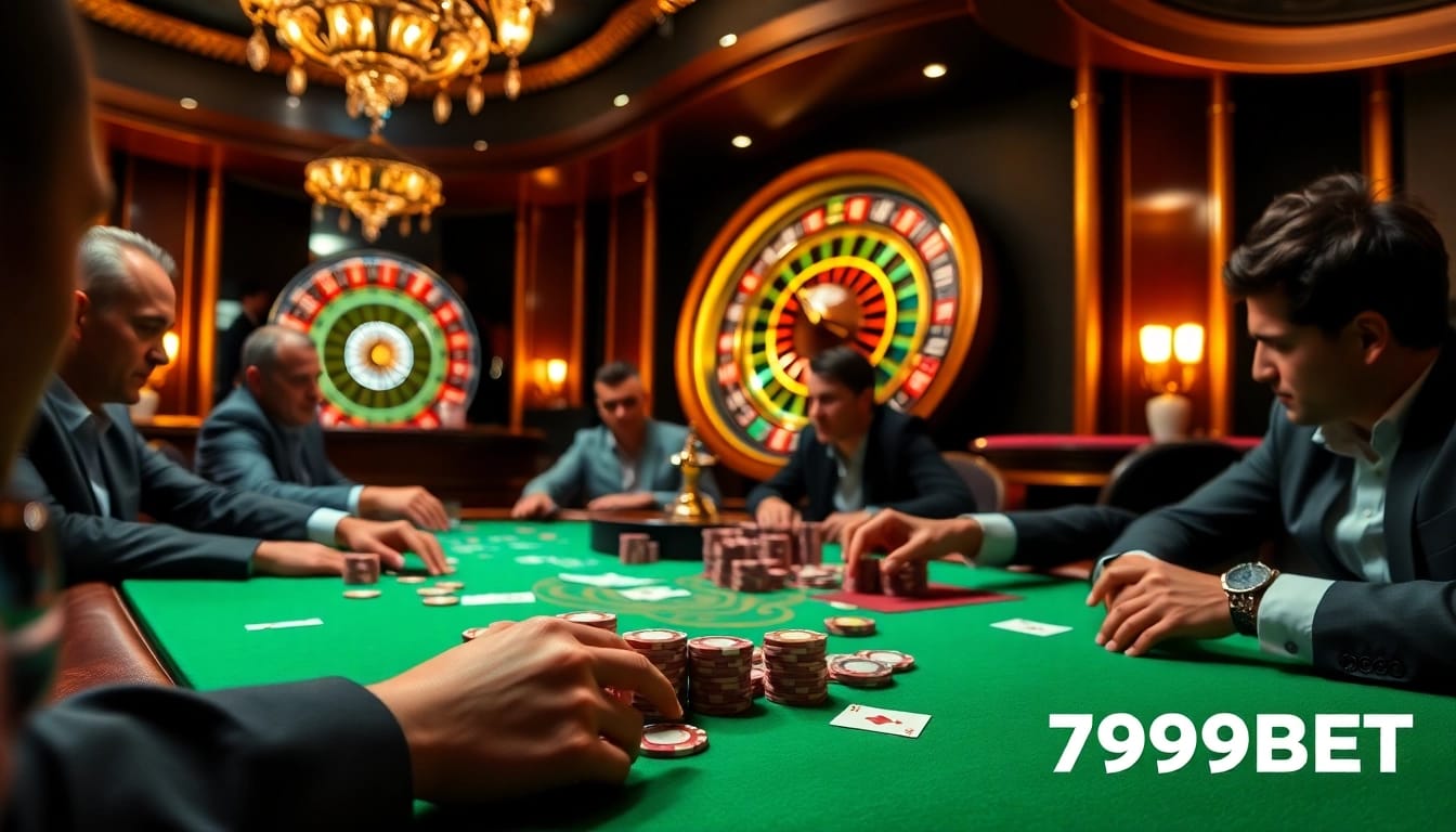 Experience the thrill of a live casino game with the interactive Link 789BET interface displayed prominently.