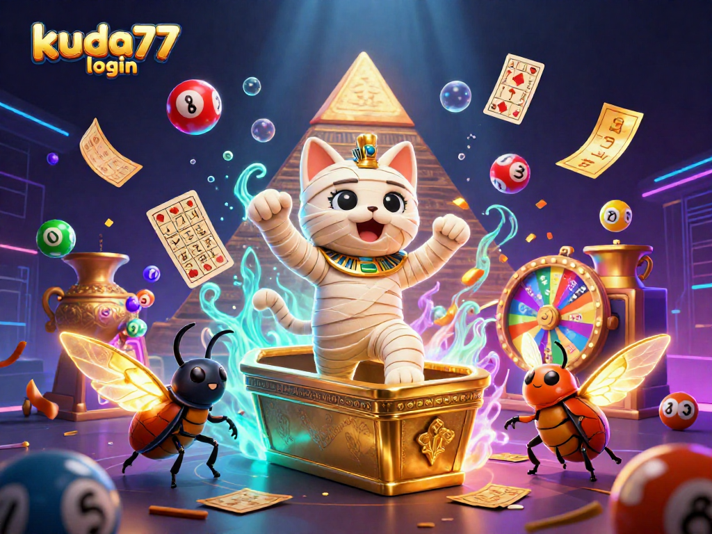 Menangkan hadiah menarik dari kuda77 login dengan mumi kucing dan elemen kasino