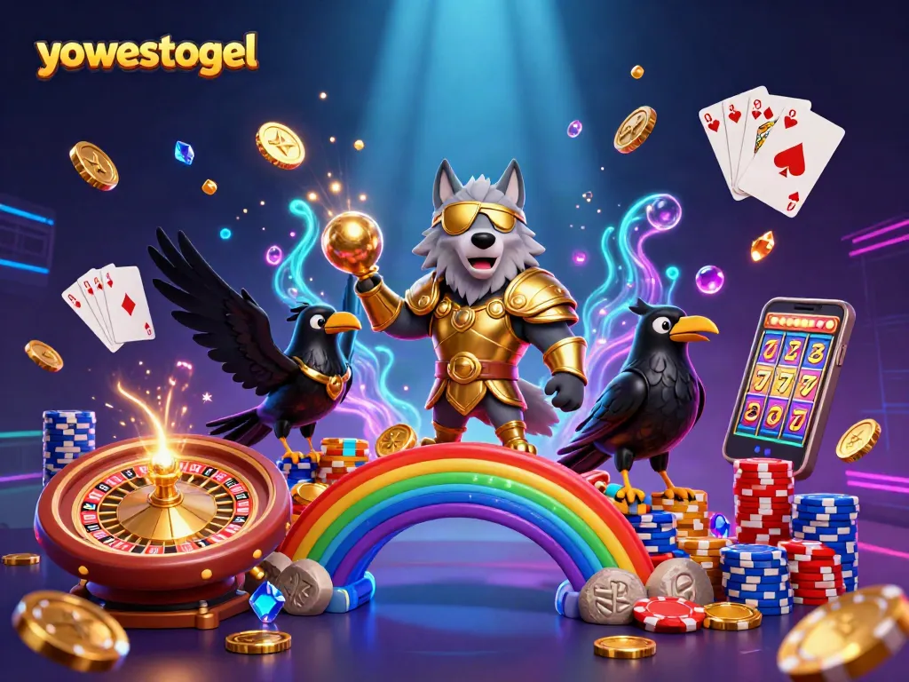 Engage in thrilling actions at yowestogel with vibrant casino visuals featuring Norse mythology elements.