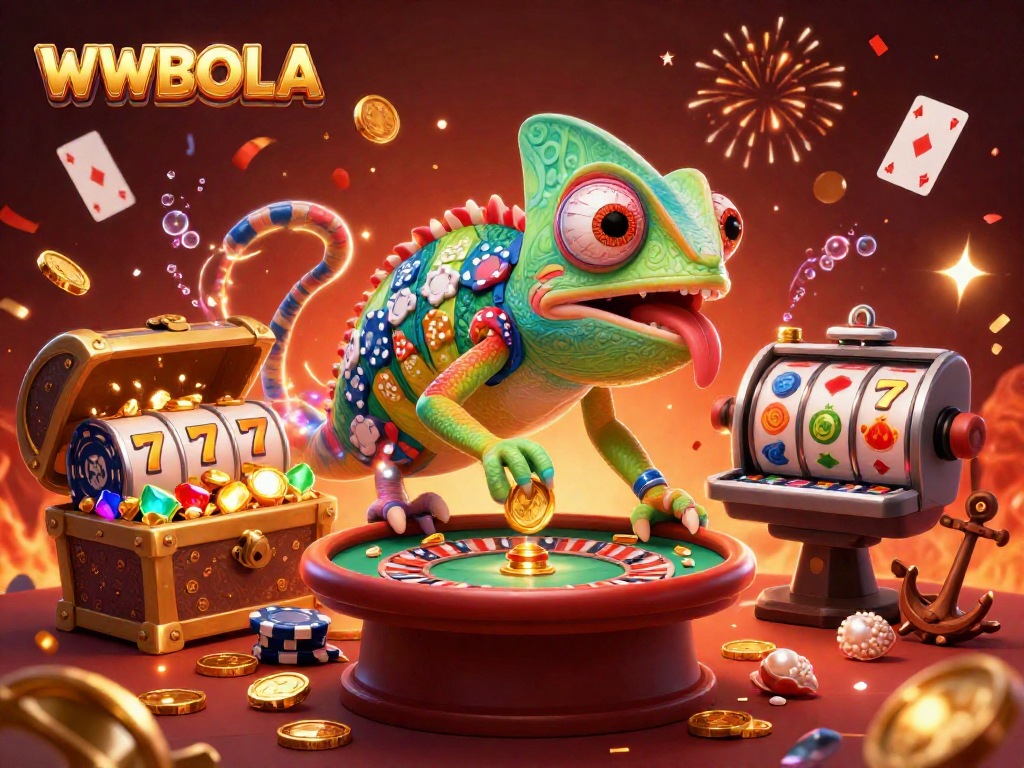 Slot Gacor terbaik di WWBOLA dengan chameleon kasino unik, menampilkan keseruan bermain.