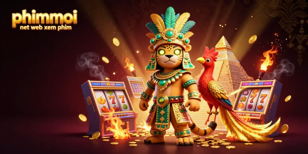 Experience thrilling gameplay with phimmoi net web xem phim as a Mayan priest strikes a winning pose.