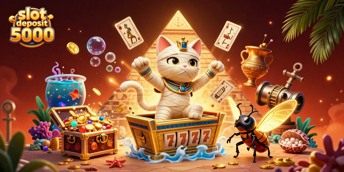 Menangkan jackpot dengan slot deposit 5000 yang menarik dan bergabunglah dalam petualangan slot