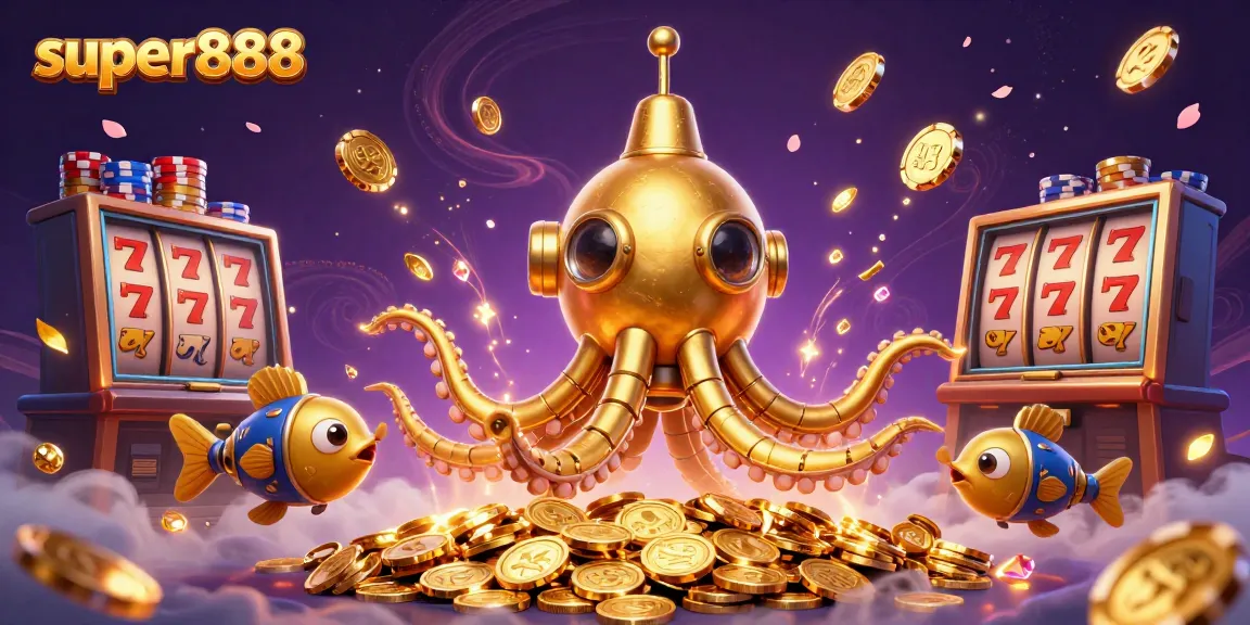 Menggali keberuntungan dengan permainan slot super888 di lautan koin emas.