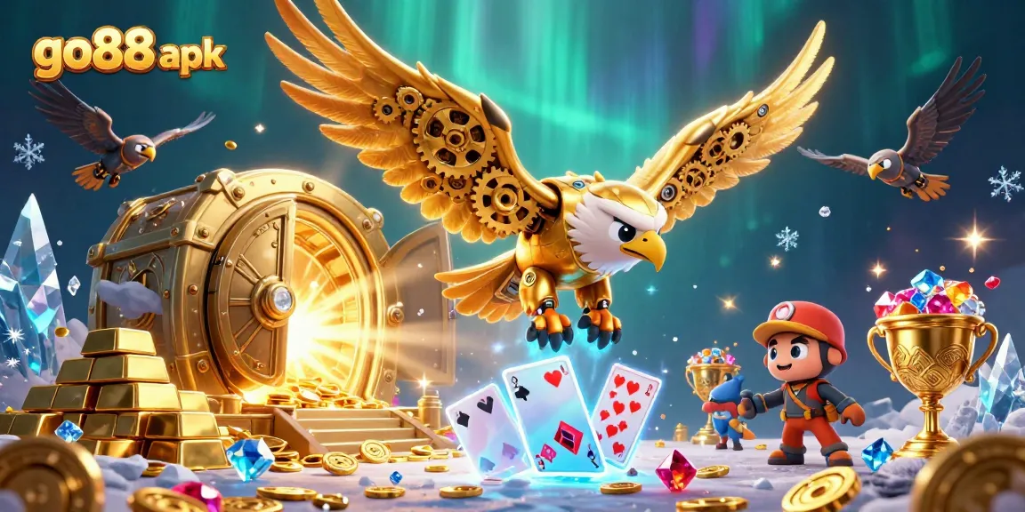 Experience the excitement of gaming with go88 apk, featuring dynamic 3D characters and vibrant treasure.