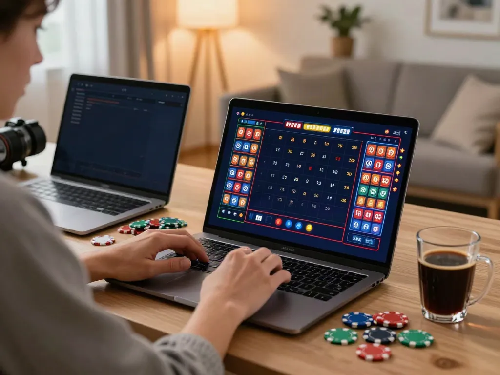Pengguna alexistoto bermain togel online di ruang kerja yang nyaman.
