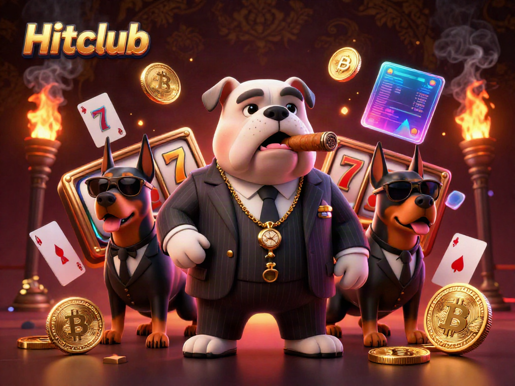 Hitclub offers slot games and poker action in a vibrant casino setting with a mafia twist.