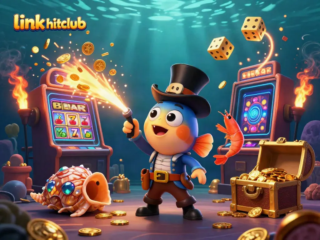 Engage with thrilling slots at link hitclub featuring an anglerfish, shrimp, and treasure snail.