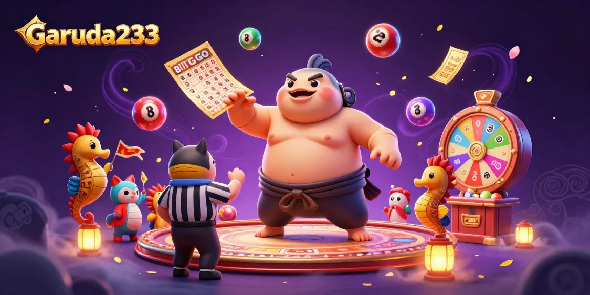 Experience thrilling gameplay with Garuda233 in vibrant 3D casino environment.