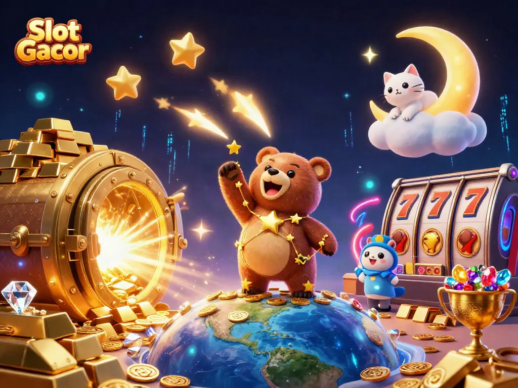 Engage with Slot Gacor's vibrant universe filled with treasures and playful characters.