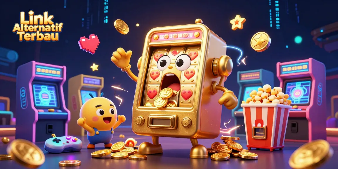 Experience thrilling wins with Link Alternatif Terbaru in this vibrant casino scene filled with excitement.
