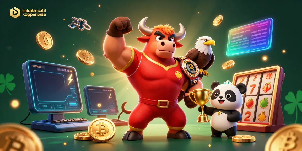 Menampilkan momen menang pada permainan slot dengan karakter dan elemen dari tautan alternatif kaptenasia.