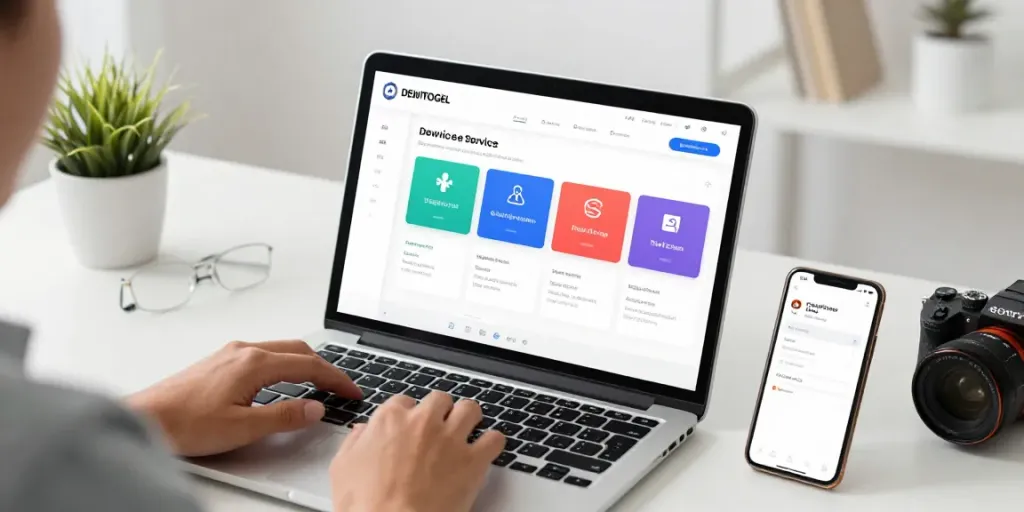 Platform DEWITOGEL menampilkan antarmuka pengguna yang ramah, memudahkan navigasi layanan digital.