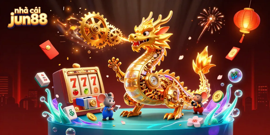 Engage with exciting games at nhà cái jun88, featuring dynamic character designs and vibrant casino elements.