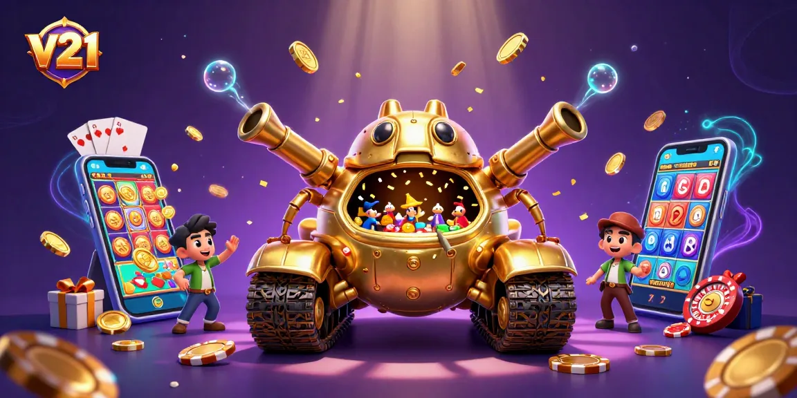 Mari menangkan jackpot dengan v21, lihat tank kasino emas yang menakjubkan!