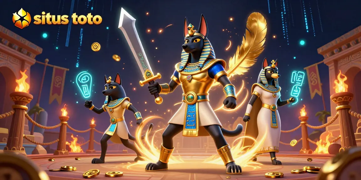Menangkan permainan di situs toto dengan keberuntungan Anubis dan Bastet yang megah.