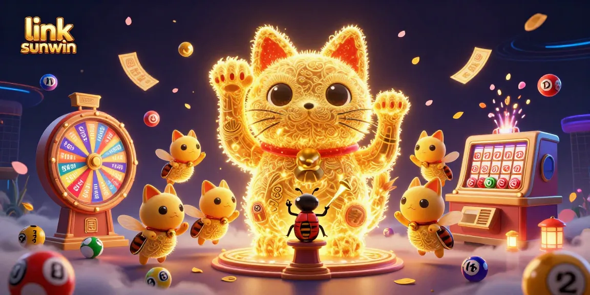 Engage in thrilling gameplay at link sunwin with colorful lottery elements showcasing exciting casino activities.