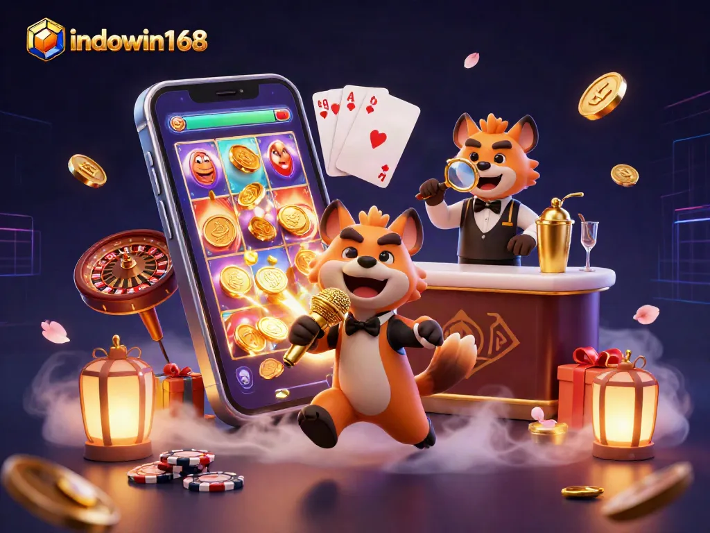Join the fun at indowin168's comedy casino club, featuring a lively stand-up scene packed with exciting gaming elements.