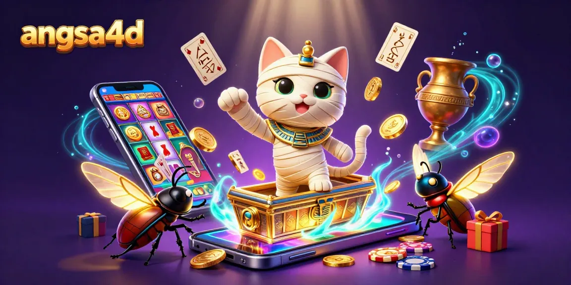 Experience thrilling wins with angsa4d's dynamic online gaming, featuring vibrant characters and casino elements.