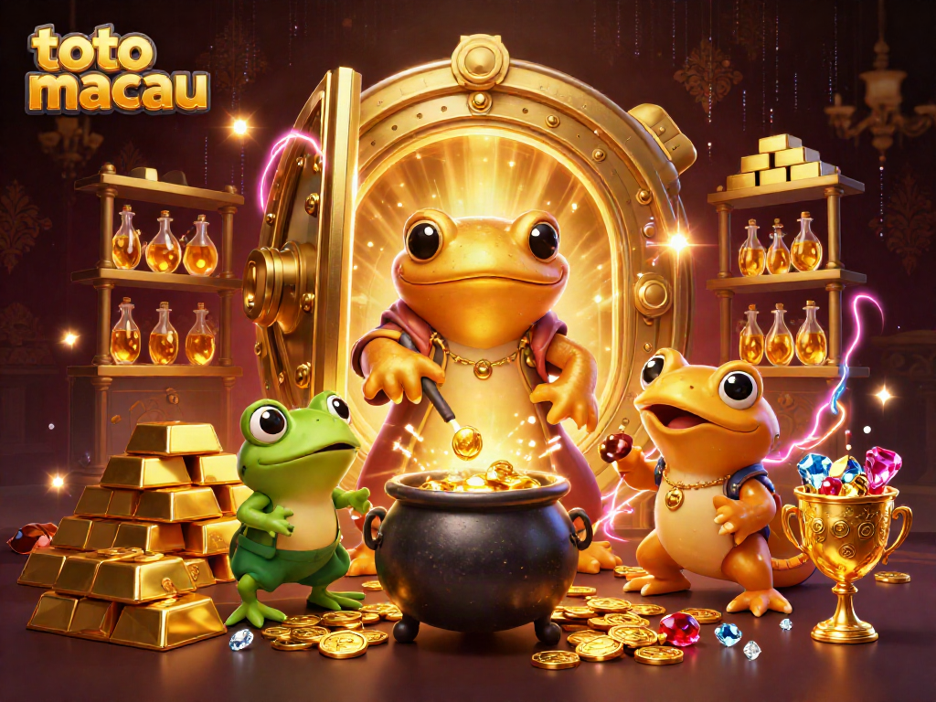 Memenangkan toto macau dengan alchemist raksasa yang mengubah logam menjadi koin emas dan bantuan kodok.