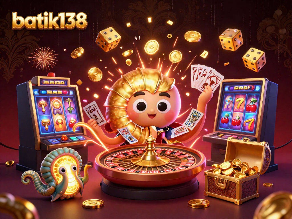 Permainan slot dan kartu yang menggambarkan keunikan batik138 dengan unsur budaya lokal.