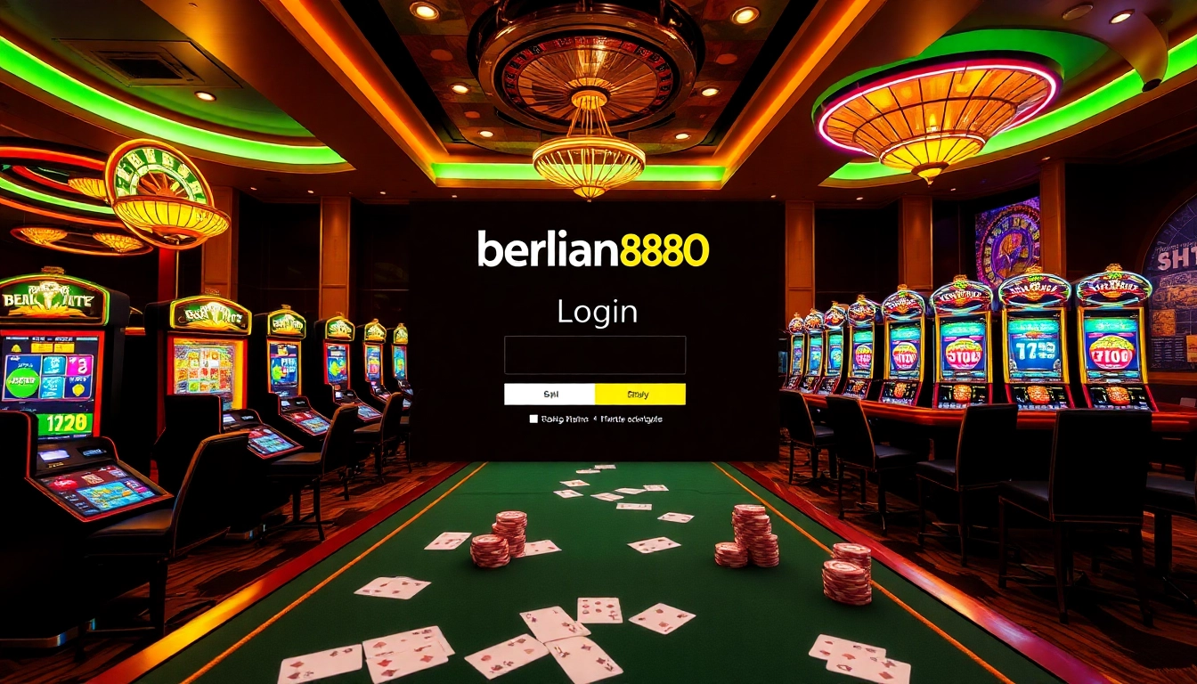 Experience seamless berlian888 login with vibrant casino elements and engaging gameplay.