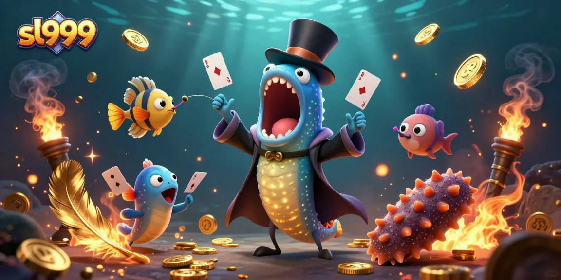 Enhance your gameplay with sl999's bioluminescent magic act in an underwater casino experience