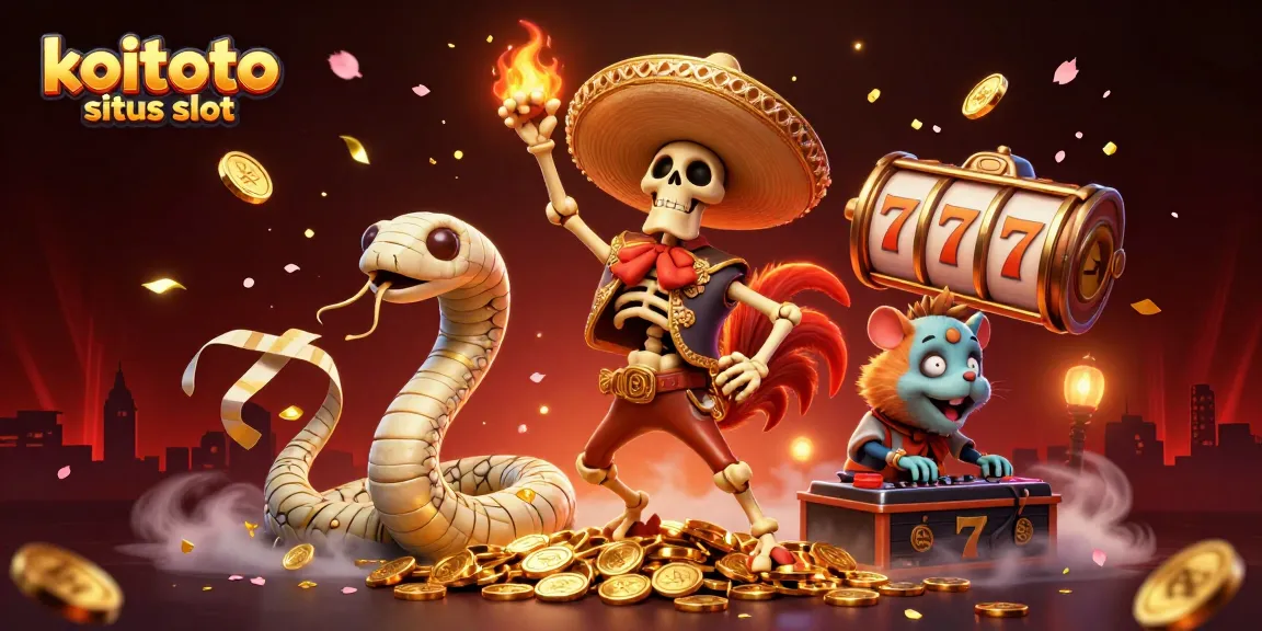 Gambarlah koitoto situs slot dengan karakter kartun yang memukau dan elemen taruhan menyenangkan.