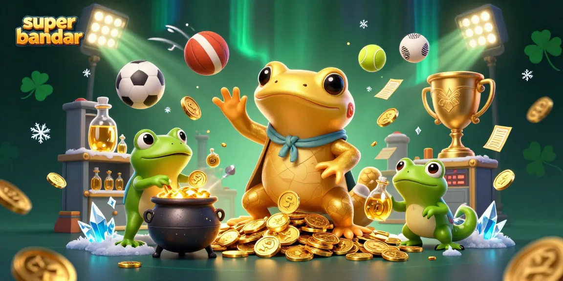 Permainan super bandar yang mendebarkan dengan salamander raksasa dan elemen kasino yang seru.