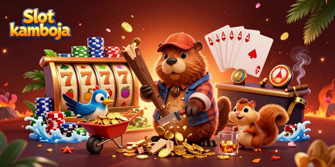 Menangkan slot kamboja dengan gambar karakter kartun yang menarik dan elemen kasino yang kaya.