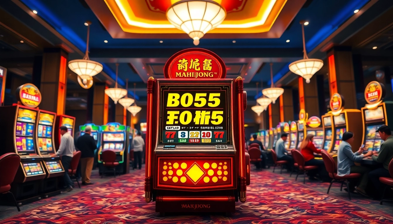Menangkan jackpot dengan bossmahjong slot di mesin kasino yang ramai.