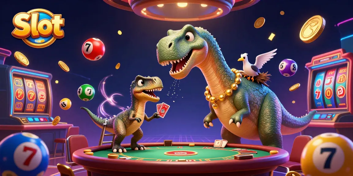 Engage with thrilling Slot games in a lively casino scene featuring colorful slot elements.