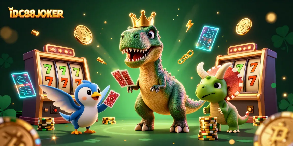 Win big at IDC88JOKER with friendly 3D characters navigating slots and jackpots.
