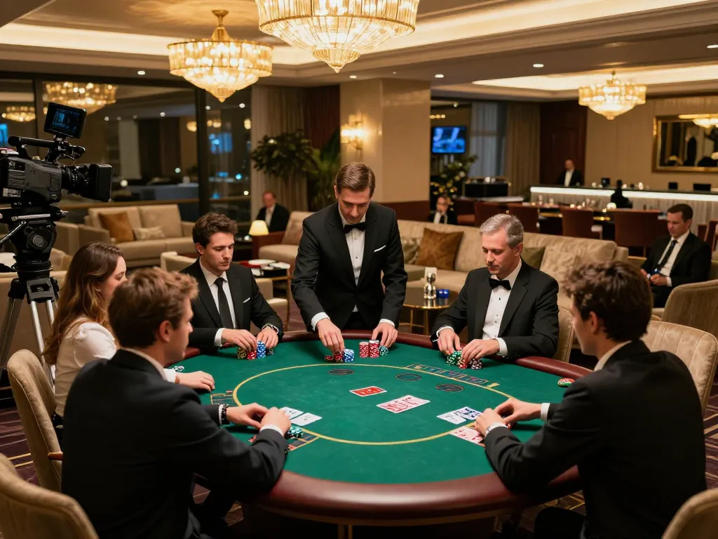 Engaging in high-stakes poker at a VIP lounge featured in alfa138 slot gaming.