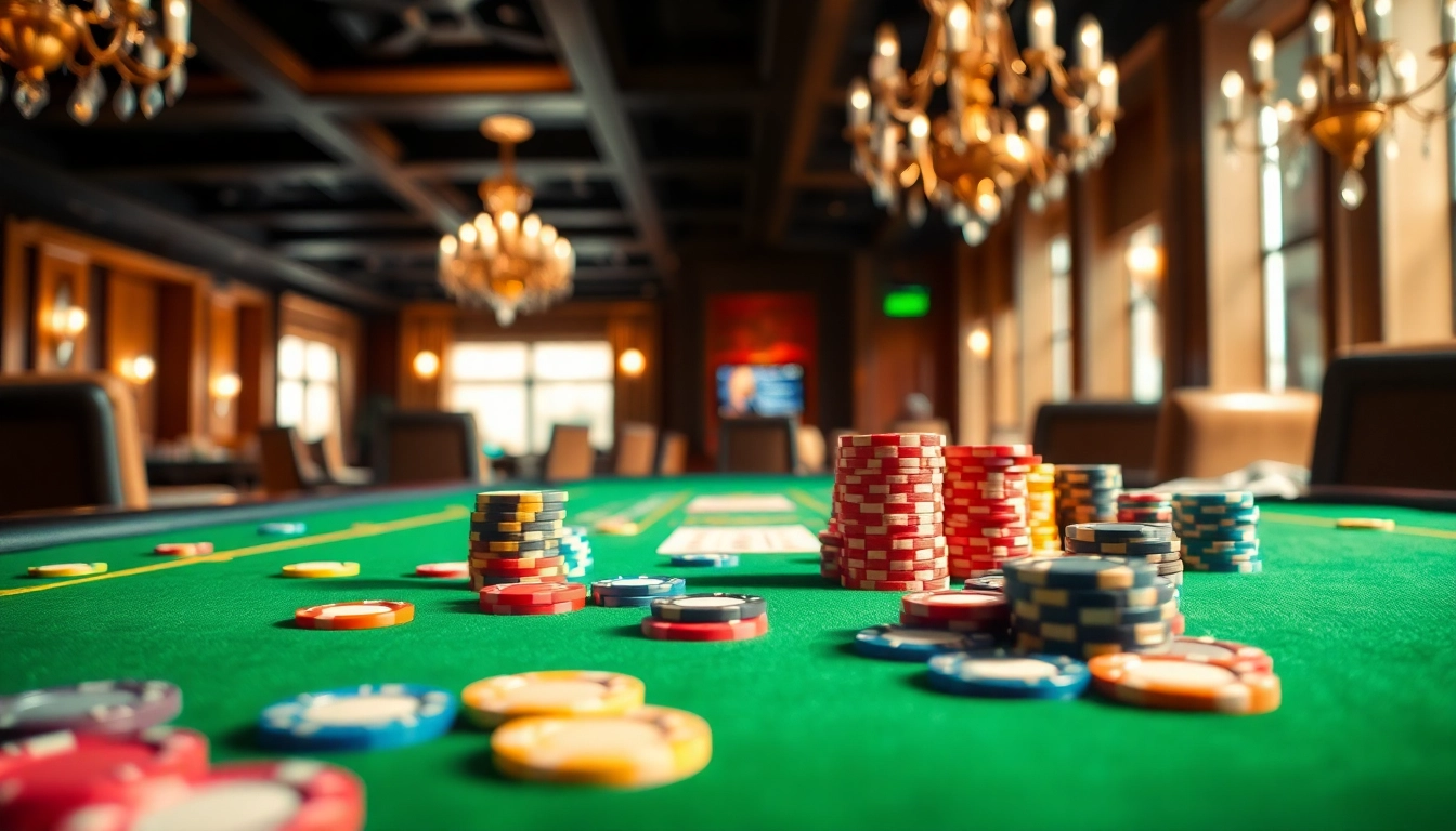 Ikuti naskahtoto daftar dan nikmati suasana kasino yang menawan dengan meja permainan dan poker.